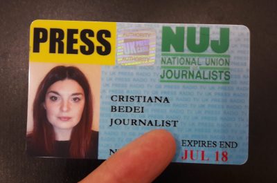Cristiana Bedei Press Card